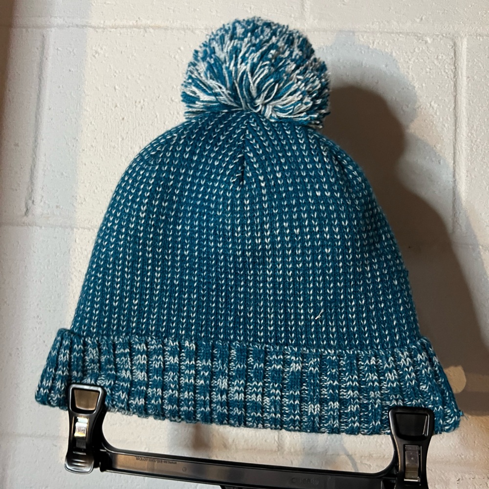 LL Bean Women’s Winter Lined Pom Beanie, Mallard Teal NWT
